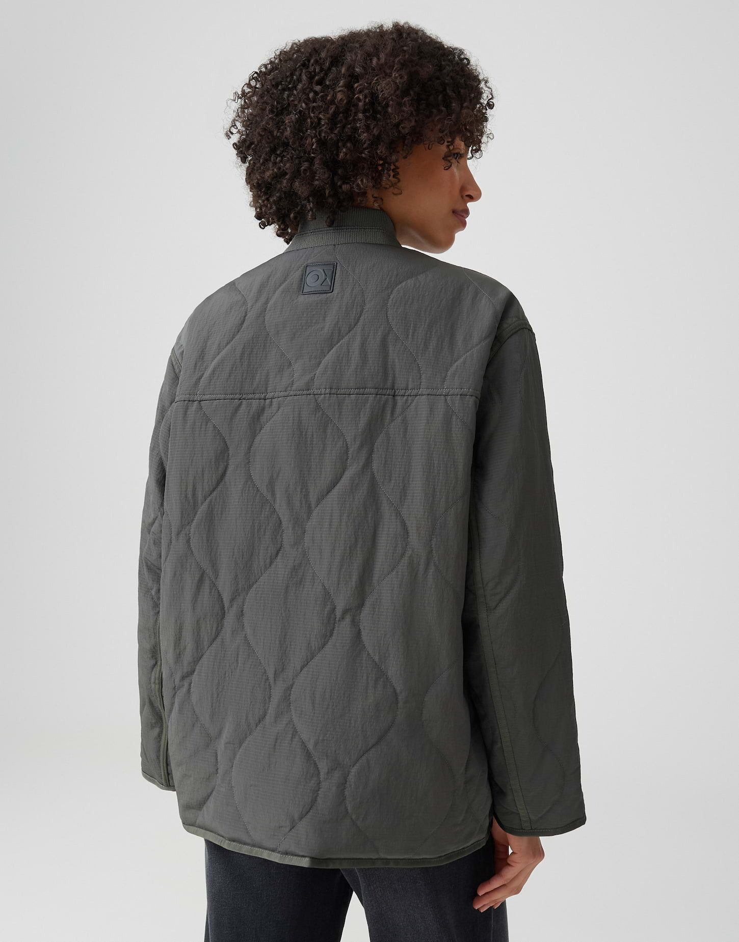 OPUS Winterjacke 2-in-1 Blousonjacke zum Wenden Loose Fit Loose Fit Eingrifftaschen vorne