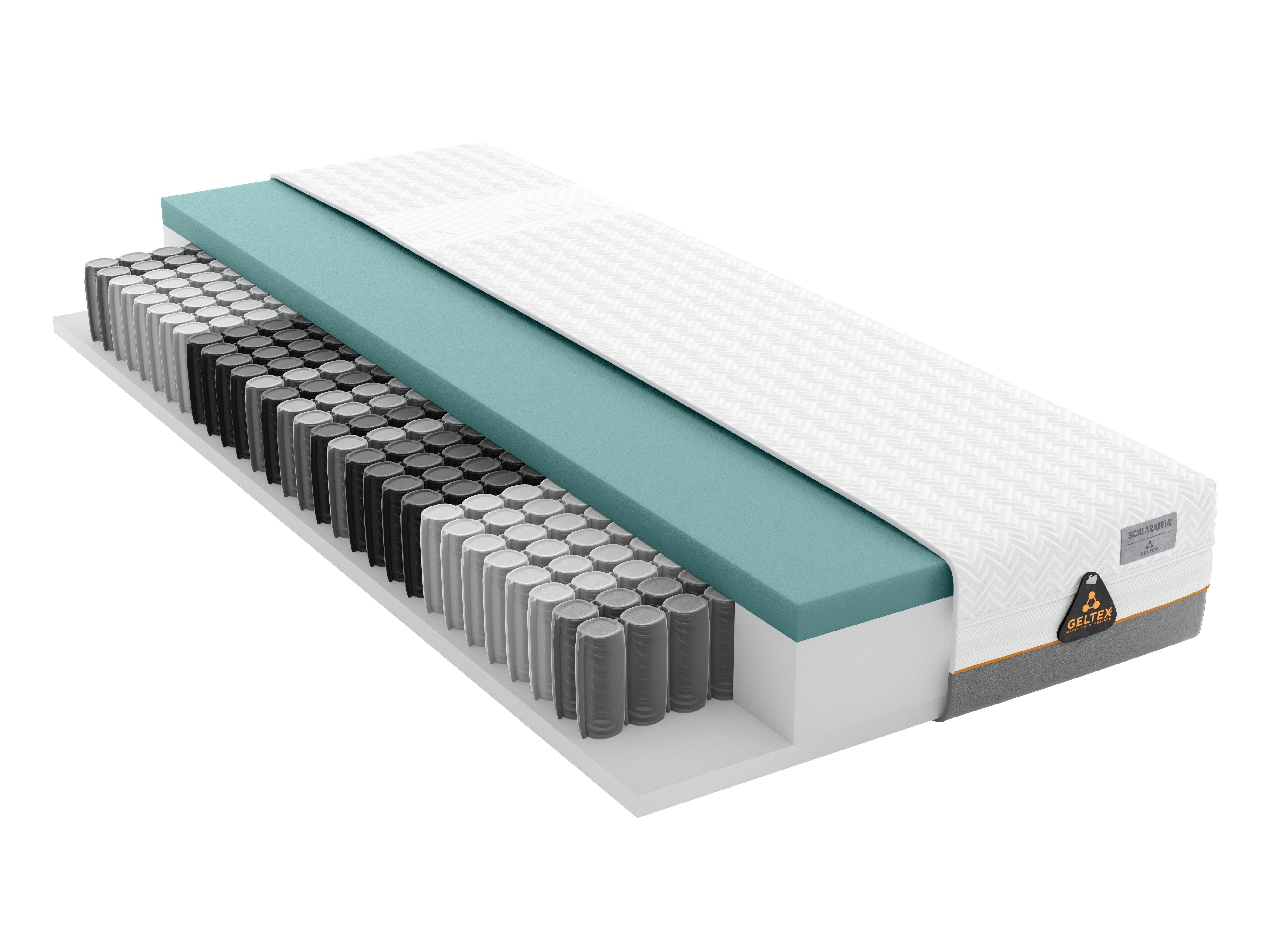 Taschenfederkernmatratze GELTEX® Quantum Touch Next 240 TFK, 90x200 cm, 140x200 cm & mehr, Schlaraffia, 24 cm hoch, mit langlebiger GELTEX® Next-Auflage, RG 43