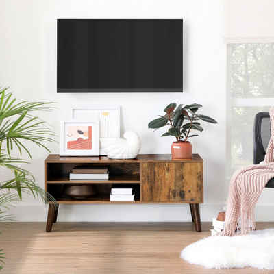 VASAGLE Lowboard »Fernsehtisch«, TV-Schrank, 40 x 110 x 49 cm (T x B x H), für Fernseher bis zu 43 Zoll, WM 2022