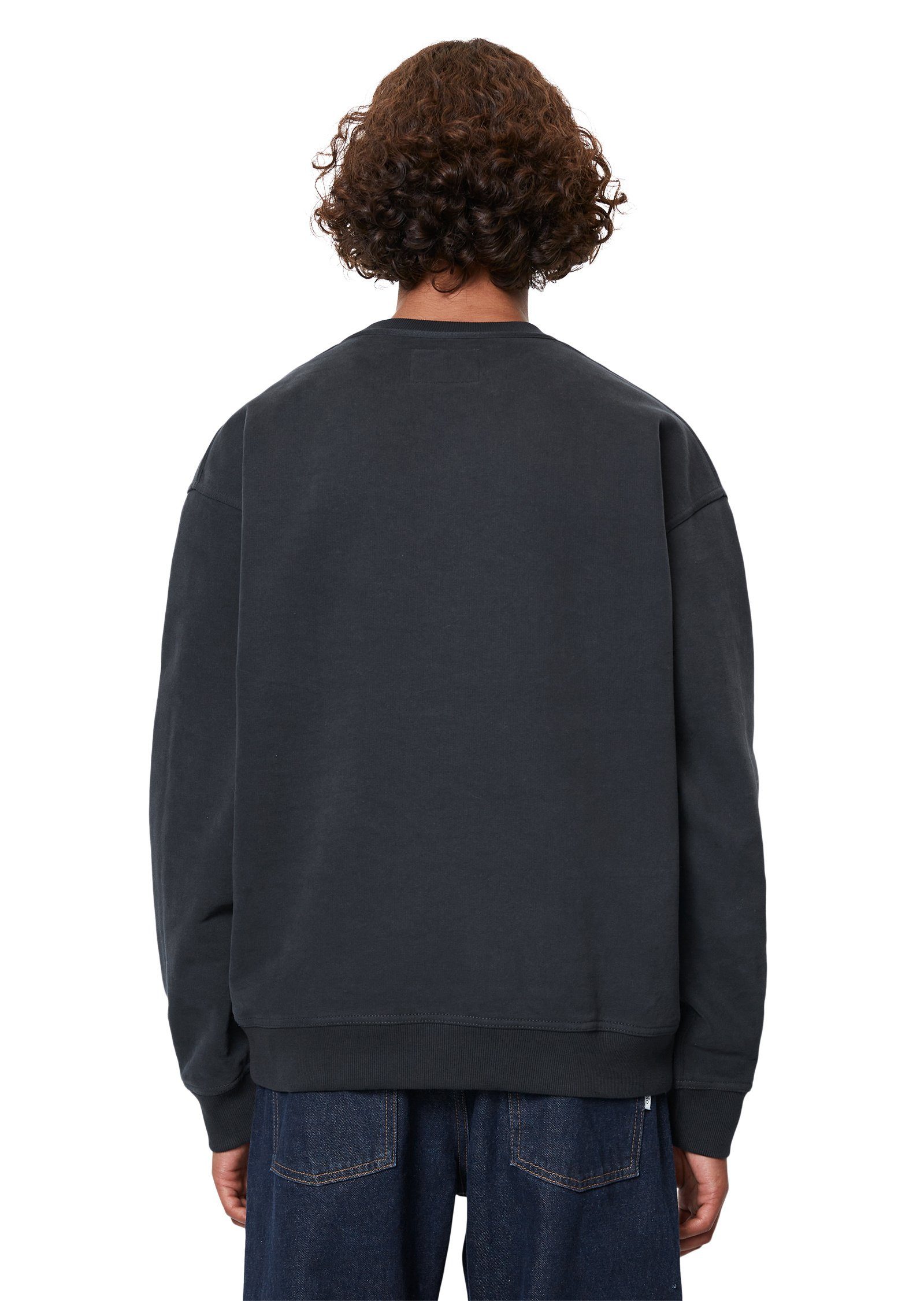 reiner Bio-Baumwolle Marc aus O'Polo blau Sweatshirt
