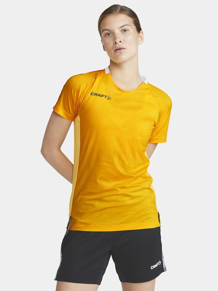 Trainingsshirt (Trikot) Premier Solid Jersey (rec. Polyester, hohe Elastizität) gelb