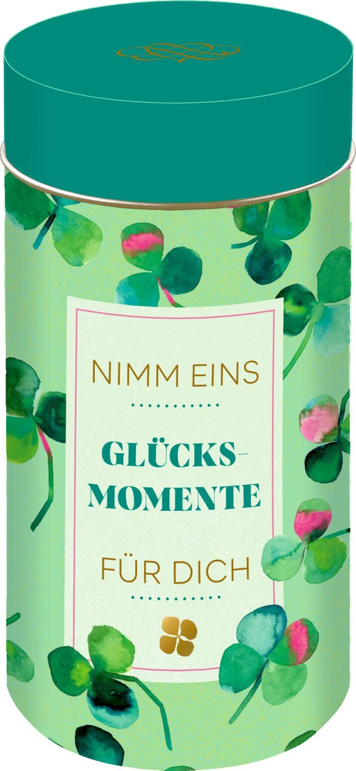 Sprüchedose - Nimm eins! Glücksmomente für dich (All about green) / diverse, Glücksmomente für dich (All about green)
