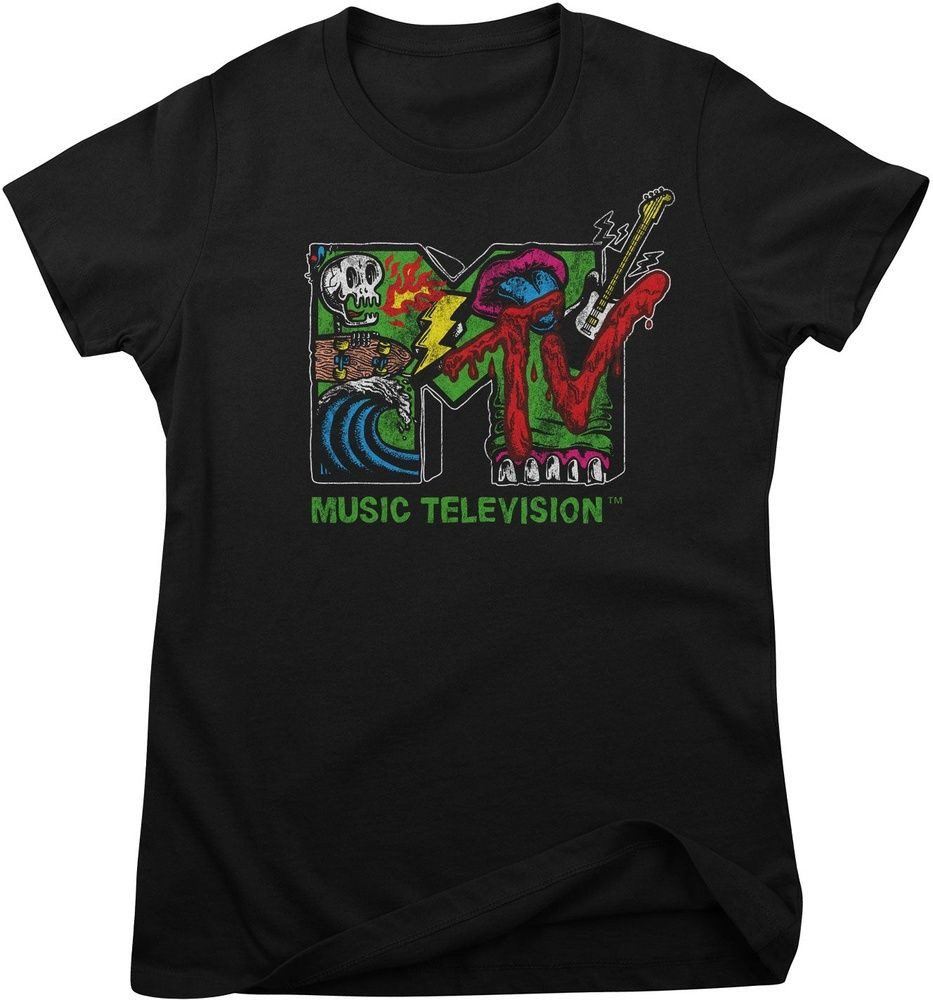 MTV T-Shirt MTV Skate & Punk Logo Girly Tee