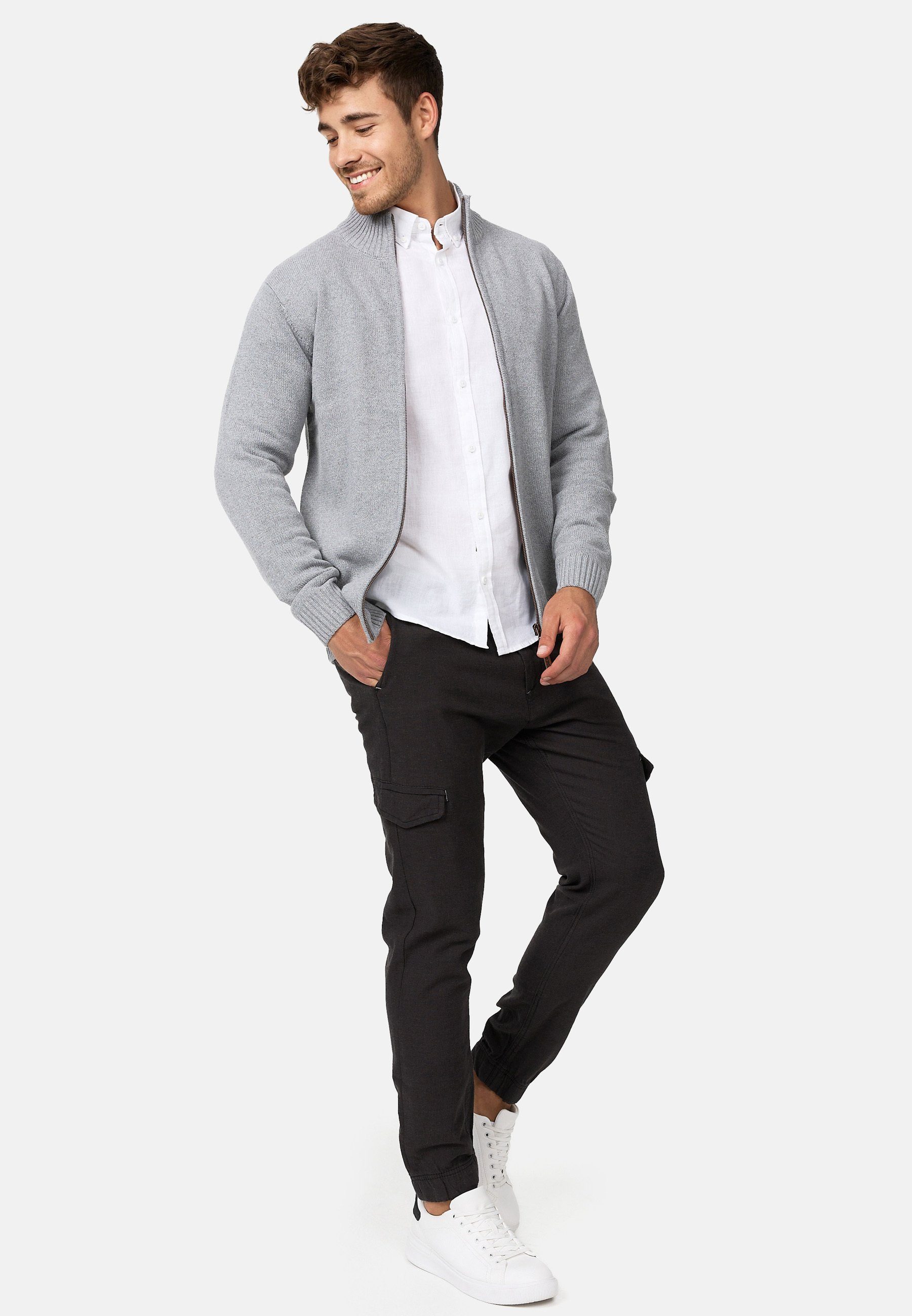 Indicode Strickjacke Herren INLut Herrenstrickjacke