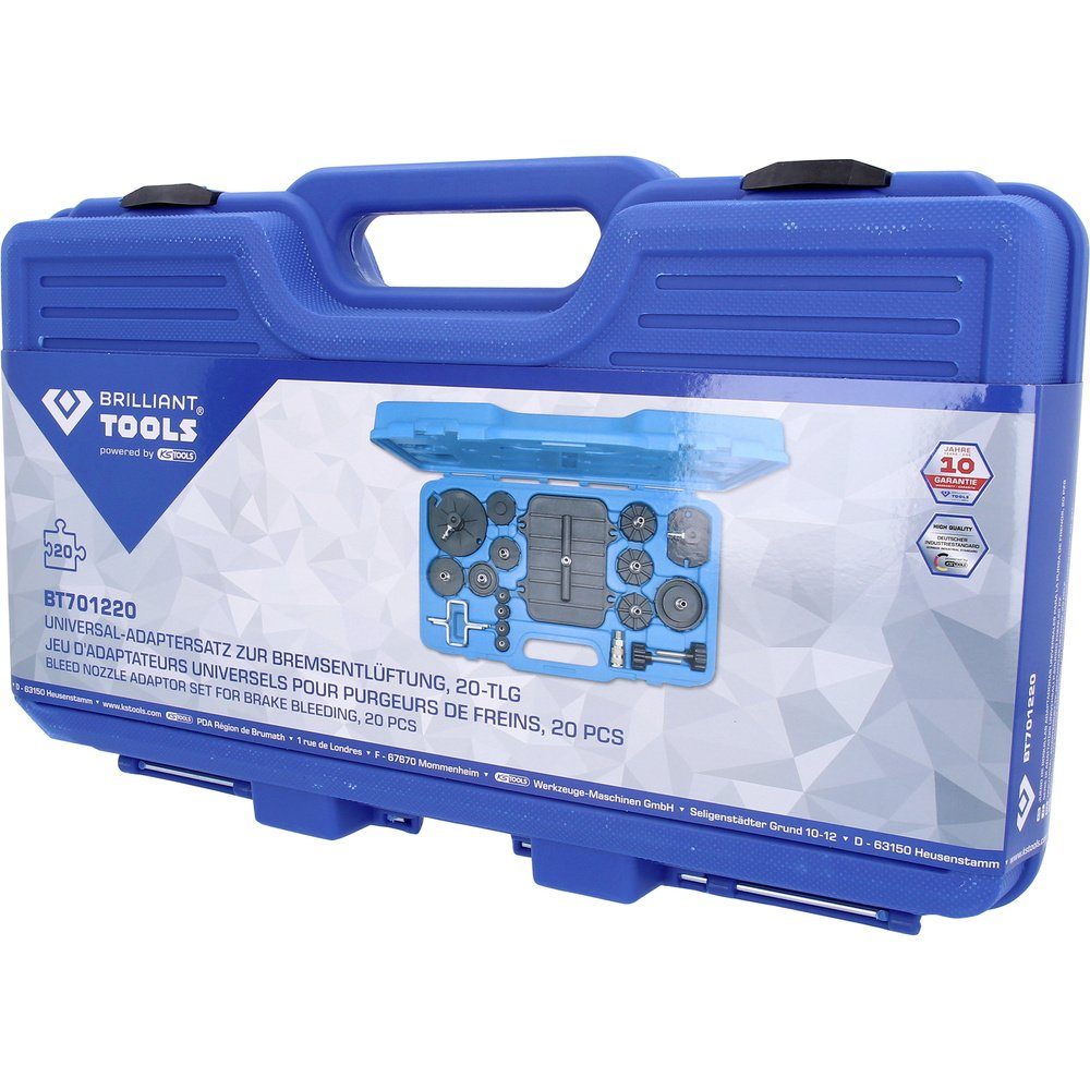 Thumbnail - Brilliant Tools Bremsscheiben-Richtwerkzeug Brilliant Tools BT701220 Universal-Adaptersatz zur Bremsentlüftung, 20
