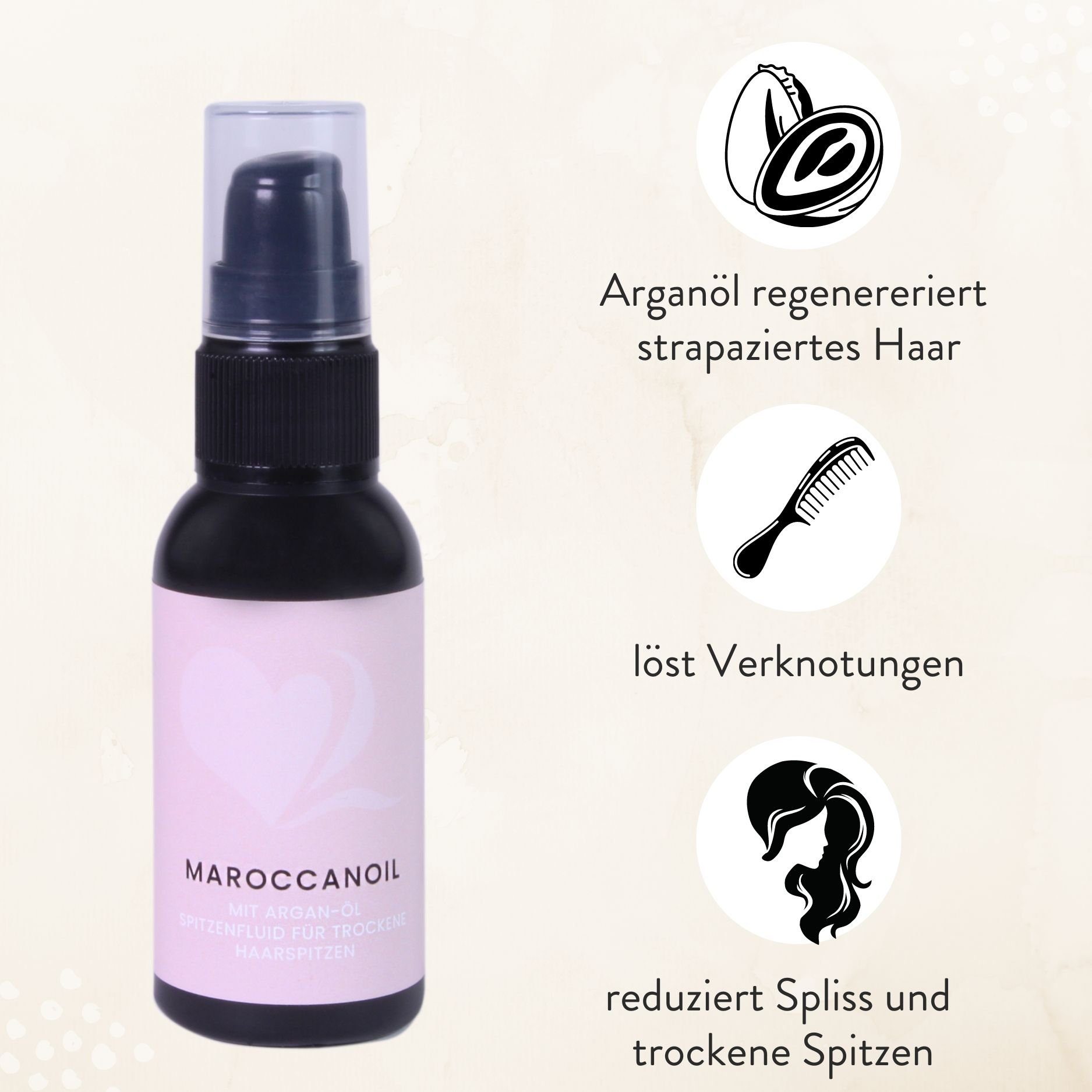 hair2heart Echthaar-Extension Spitzenfluid mit Arganöl