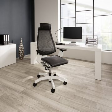 hjh OFFICE Drehstuhl High End Bürostuhl GENIDIA PRO WHITE Netzstoff (1 St), Schreibtischstuhl ergonomisch