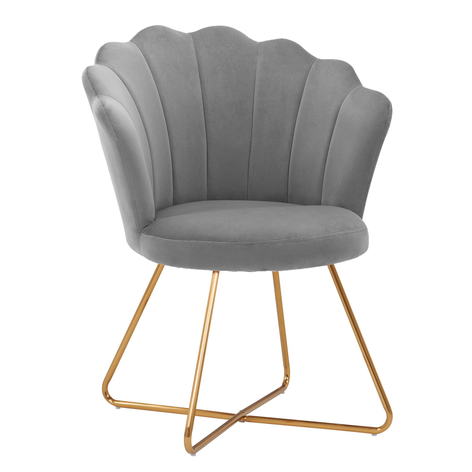 Duhome Loungesessel (8057), Schminkstuhl Wohnzimmerstuhl aus Samt, Polsters günstig online kaufen