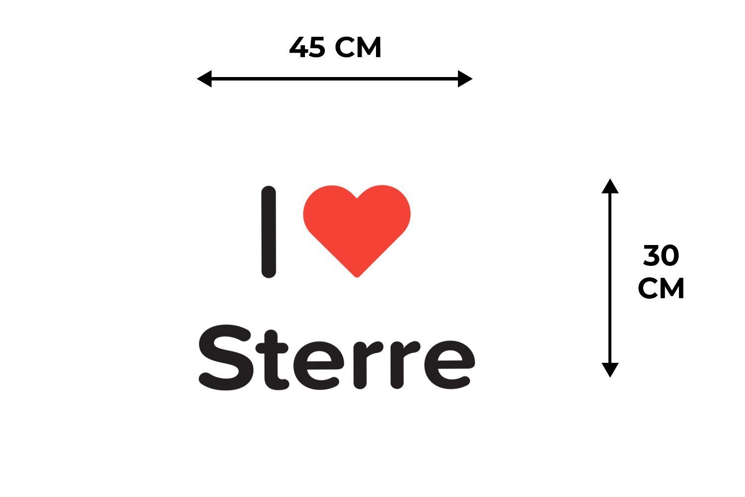 Schmutzabweisend Sterre Platzset, Platzset, Ich - Platzmatte, (6-St), - Tischmatten, Platzdecken, liebe Mädchen, MuchoWow,