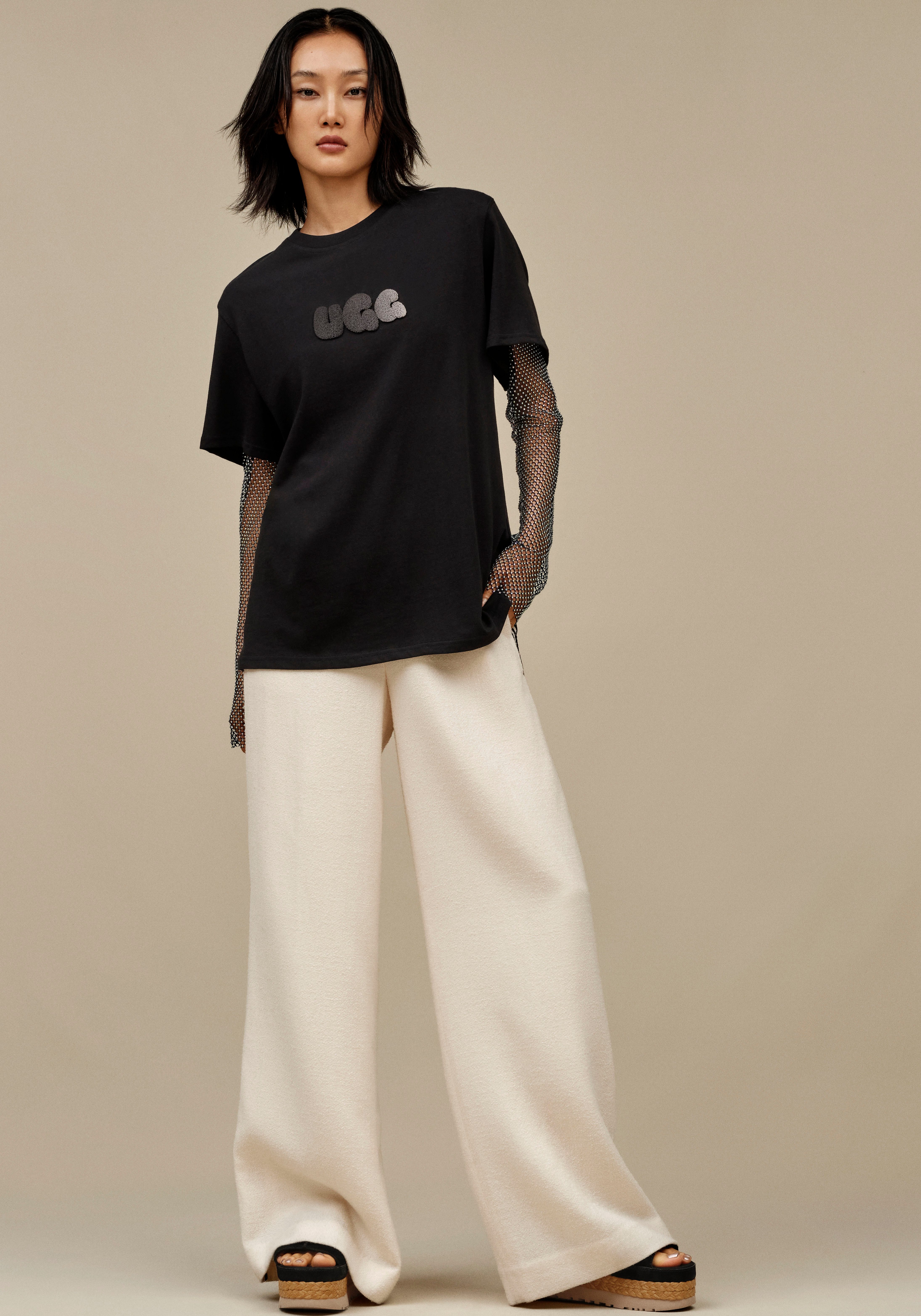 UGG T-Shirt Bubble Logo Tee Mit Rundhalsausschnitt günstig online kaufen