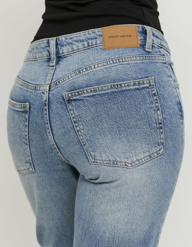 Tally Weijl Straight-Jeans SPADEPOLKIS elastisch, tief geschnitten mit geradem Beinverlauf
