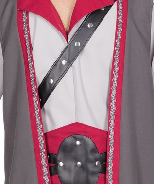 Karneval-Klamotten Kostüm Assassins Creed Connor Herren, Herrenkostüm Männer Karnevalkostüm Fasching
