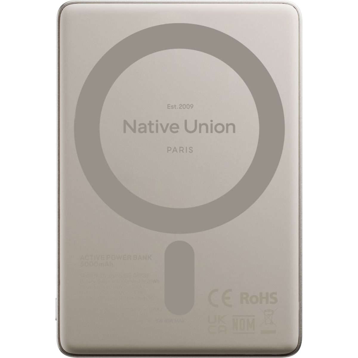 NATIVE UNION Active MagSafe 5000 mAh Sandstone Powerstation