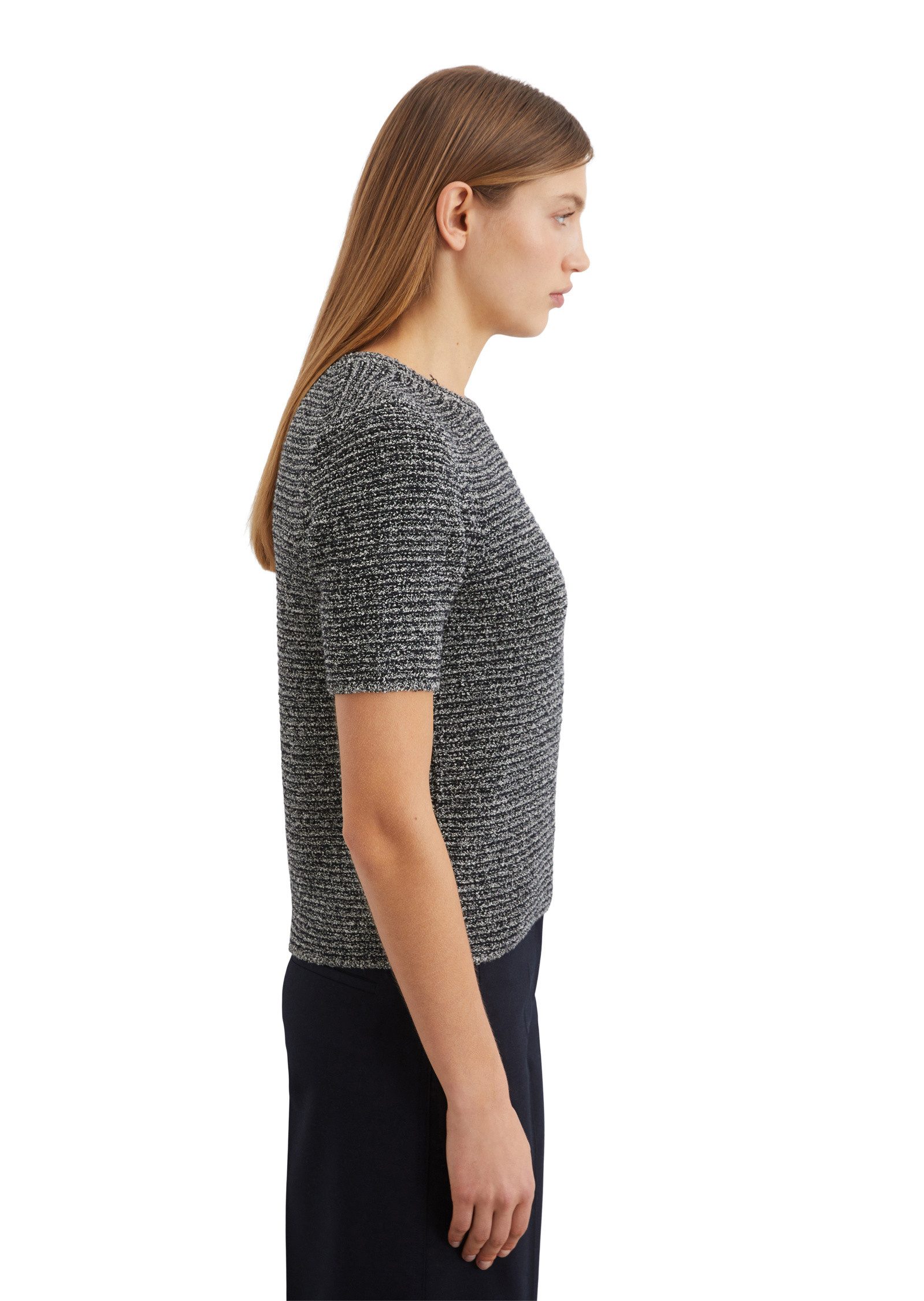 Marc O'Polo Rundhalspullover aus Bouclé-Garn günstig online kaufen
