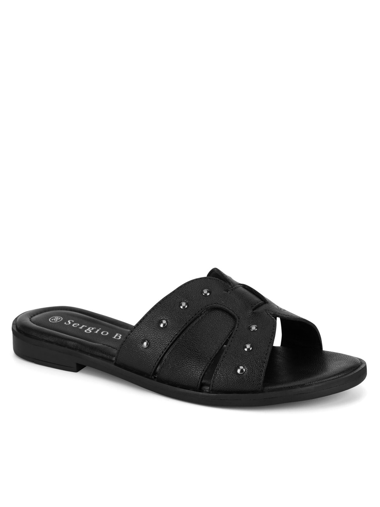 Sergio Bardi Pantoletten WI16-D1034-02SB Schwarz Pantolette