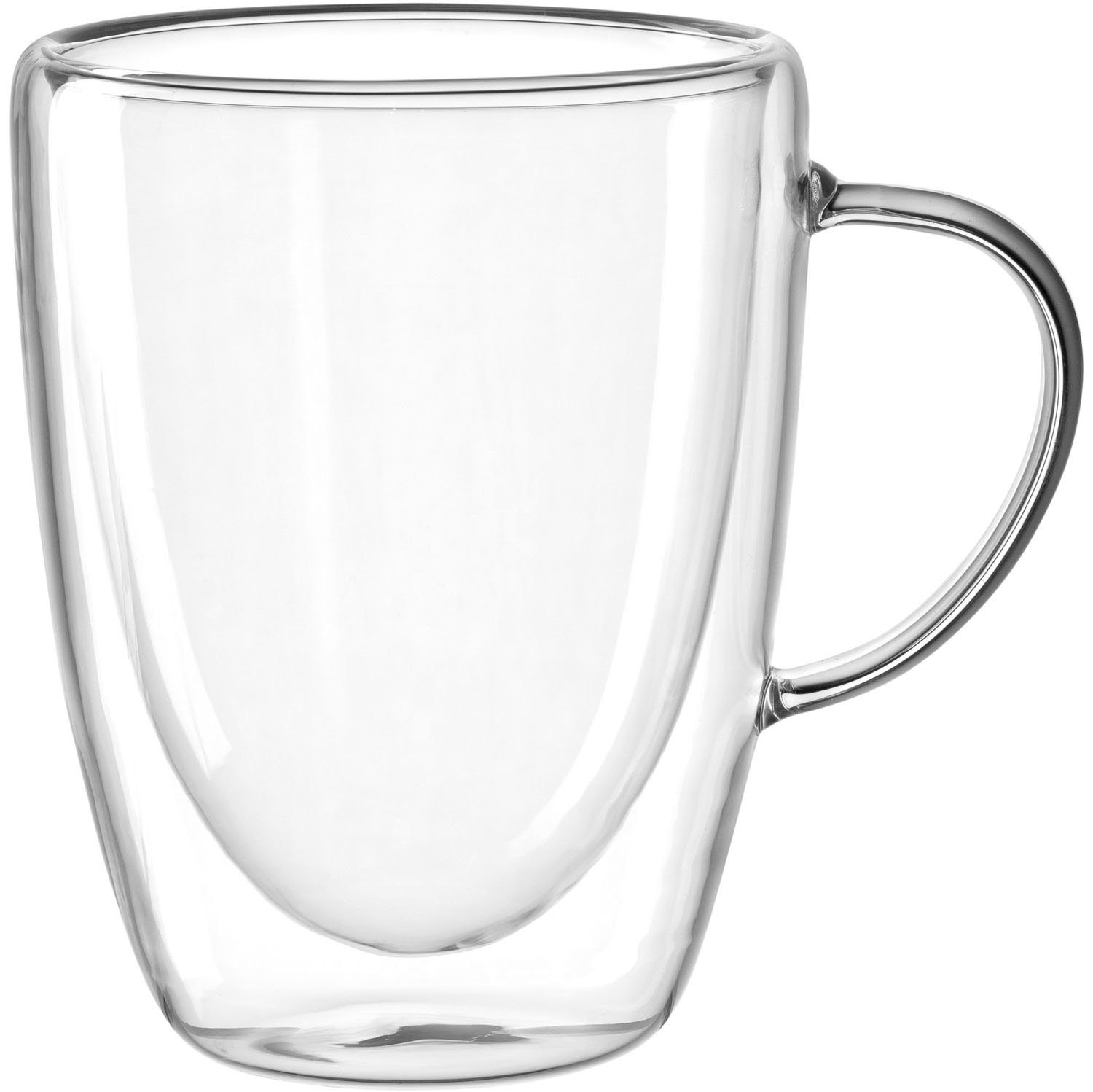 LEONARDO Gläser-Set DUO, Borosilikatglas, doppelwandig, 4-teilig