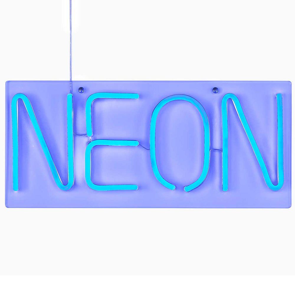 Gaming Neon Schriftzug Zimmer LED-Leuchtmittel etc-shop LED LED Wand Dekolicht, Sign Blau, Neonschild verbaut, fest