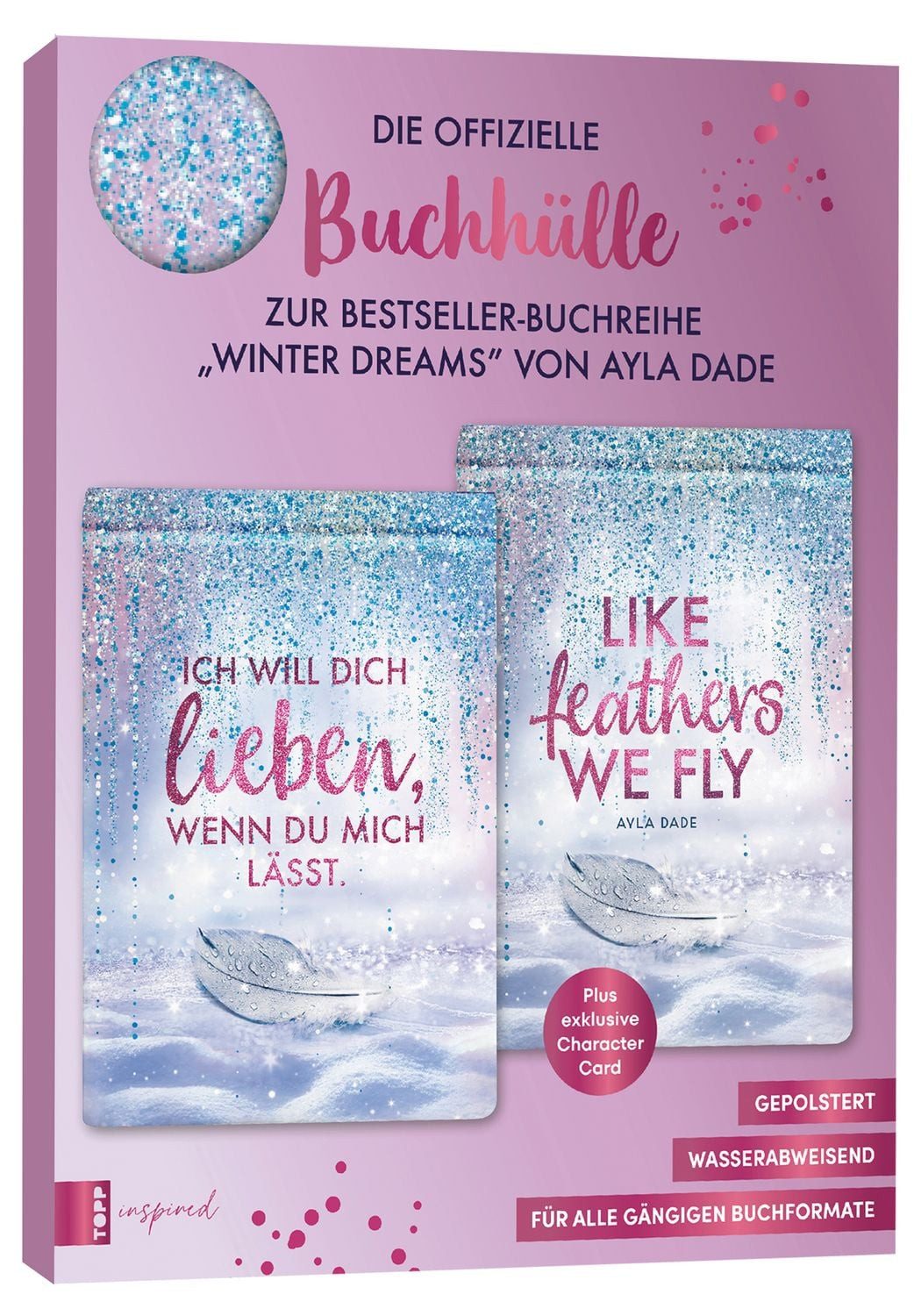 Schulheft Ayla Dade: Winter Dreams. Buchhülle
