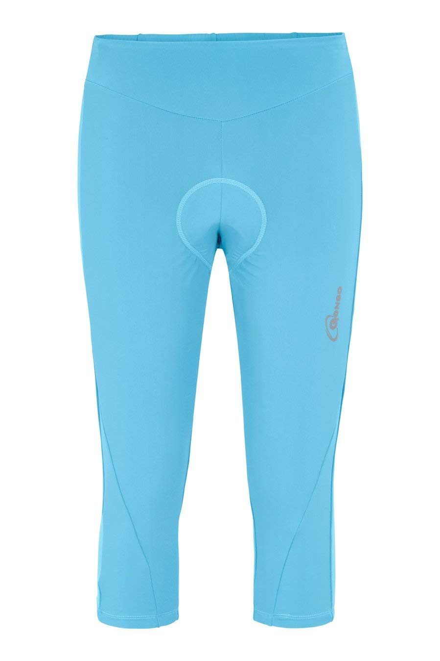 Gonso Fahrradhose Gonso LECCE Damen 3/4 Radhose mit Sitzpolster extra-komfortable Bundverarbeitung ohne Gummi