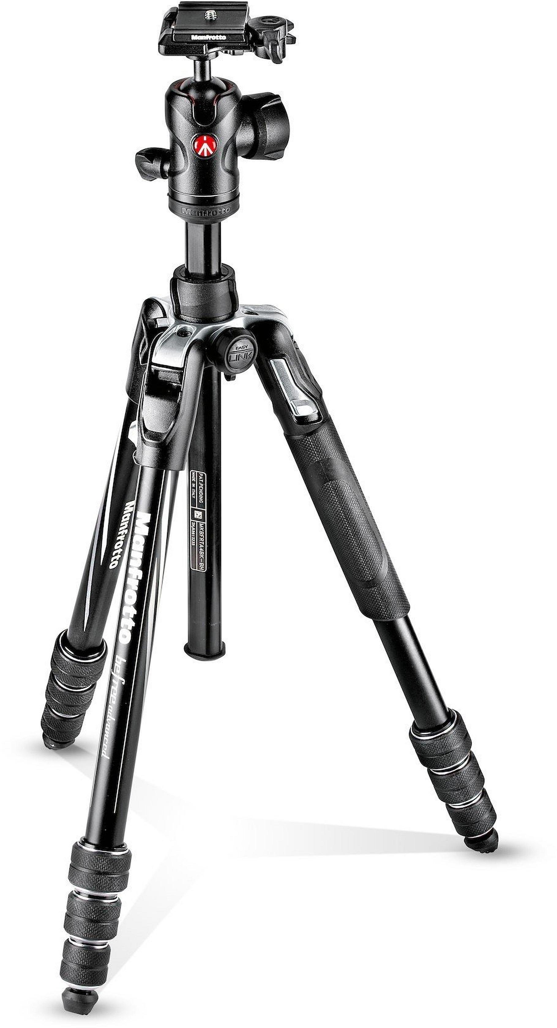Manfrotto MKBFRTA4BK-BH Befree Advanced Alu ReisestativKit T Stativhalterung