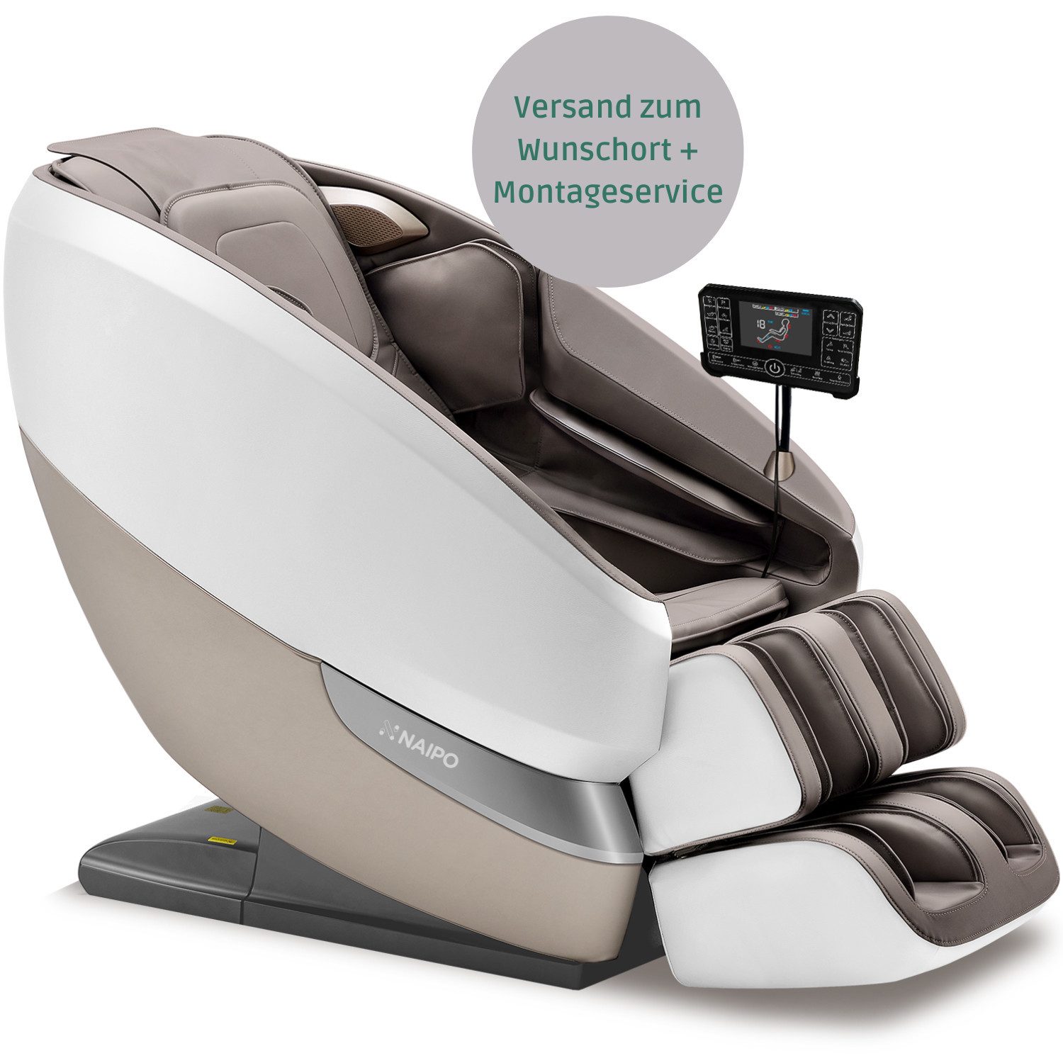 NAIPO Massagesessel Tai Chi Massagestuhl für Ganzkörpermassage mit Wärmethe günstig online kaufen