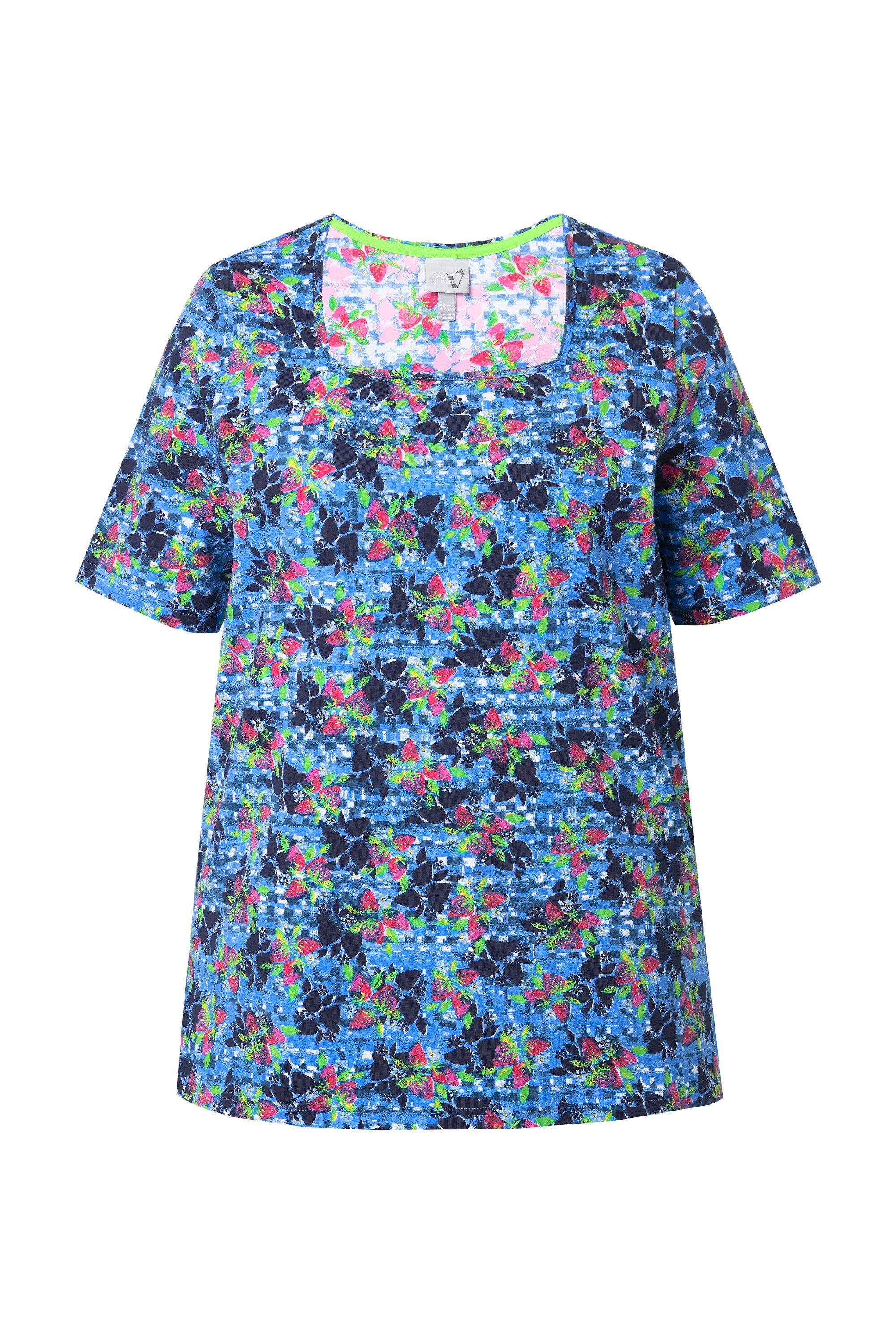 Ulla Popken T-Shirt T-Shirt Erdbeeren Classic günstig online kaufen