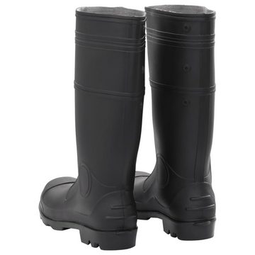 vidaXL Wathose Gummistiefel Schwarz Größe 46 PVC