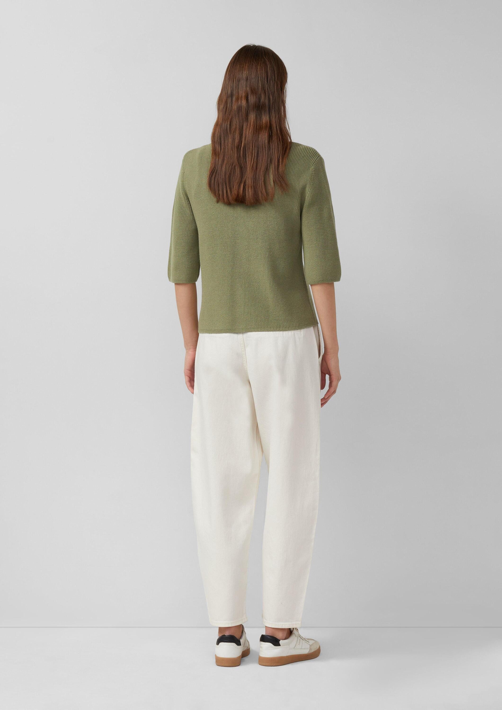 s.Oliver Cardigan Strickjacke Halbarm-Strickjacke