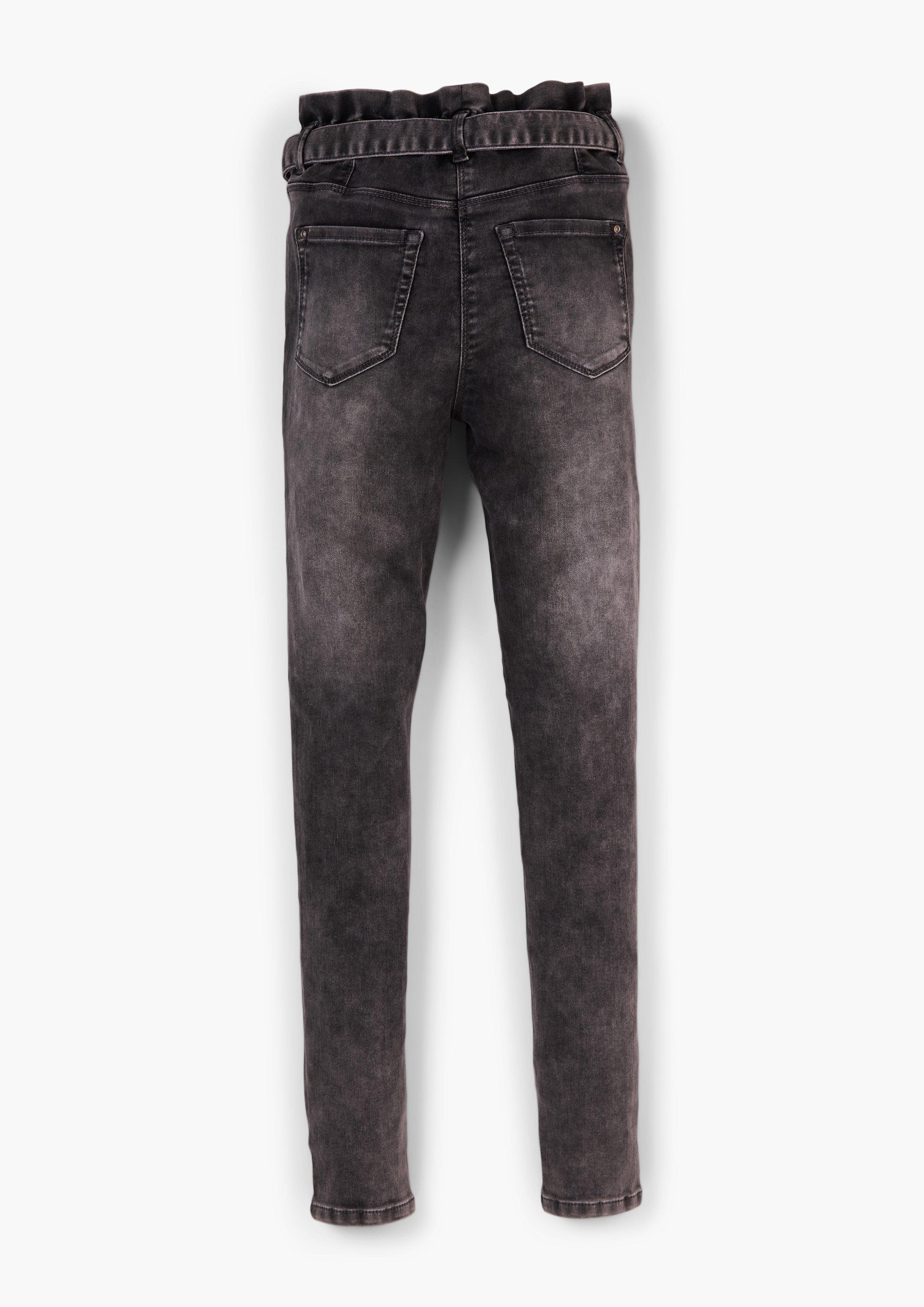 Paperbag-Bund Denim s.Oliver Waschung Slim: mit 5-Pocket-Jeans