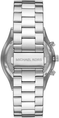 MICHAEL KORS Chronograph Slim Runway, MK1056SET, (Set, 2-tlg., mit Armband), Quarzuhr, Armbanduhr, Herrenuhr, Geschenkset, Stoppfunktion, Datum