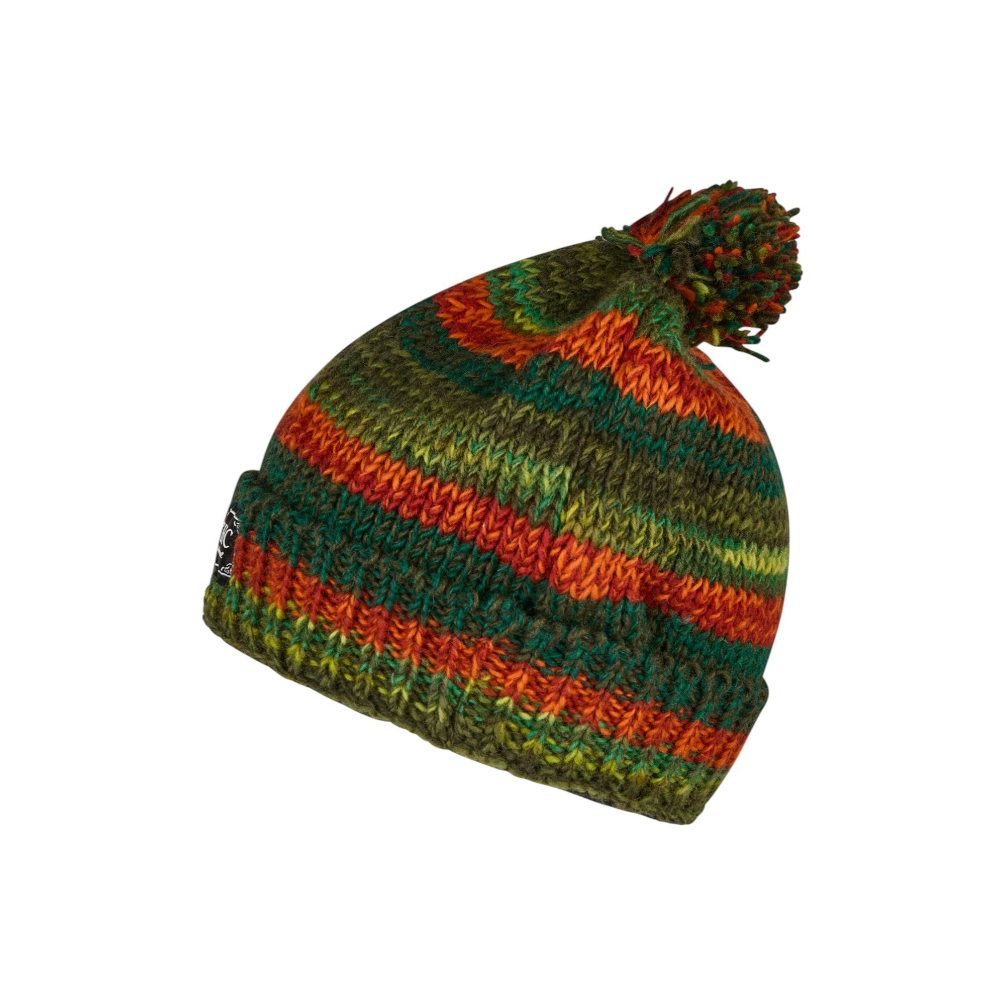 THC Natural Line Strickmütze THC Schafwoll Pudelmütze 804 grün (1 Stück, 1- günstig online kaufen