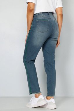 MIAMODA Regular-fit-Jeans Jeans Slim Fit Colorband 5-Pocket