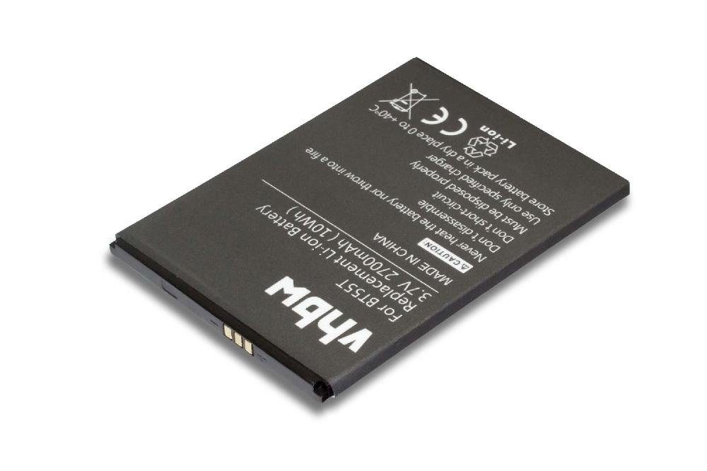 vhbw kompatibel mit Zopo 3X, 9530, ZP999, ZP998 Smartphone-Akku Li-Ion 2700 mAh (3,8 V)