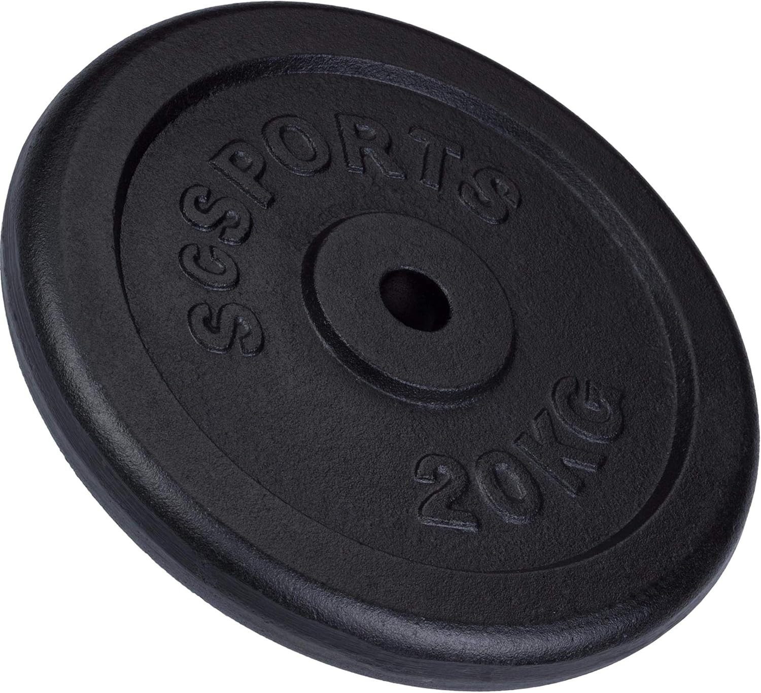 ScSPORTS® Hantelscheibe Hantelscheiben Set Gusseisen 40 - 120 kg, 20 kg