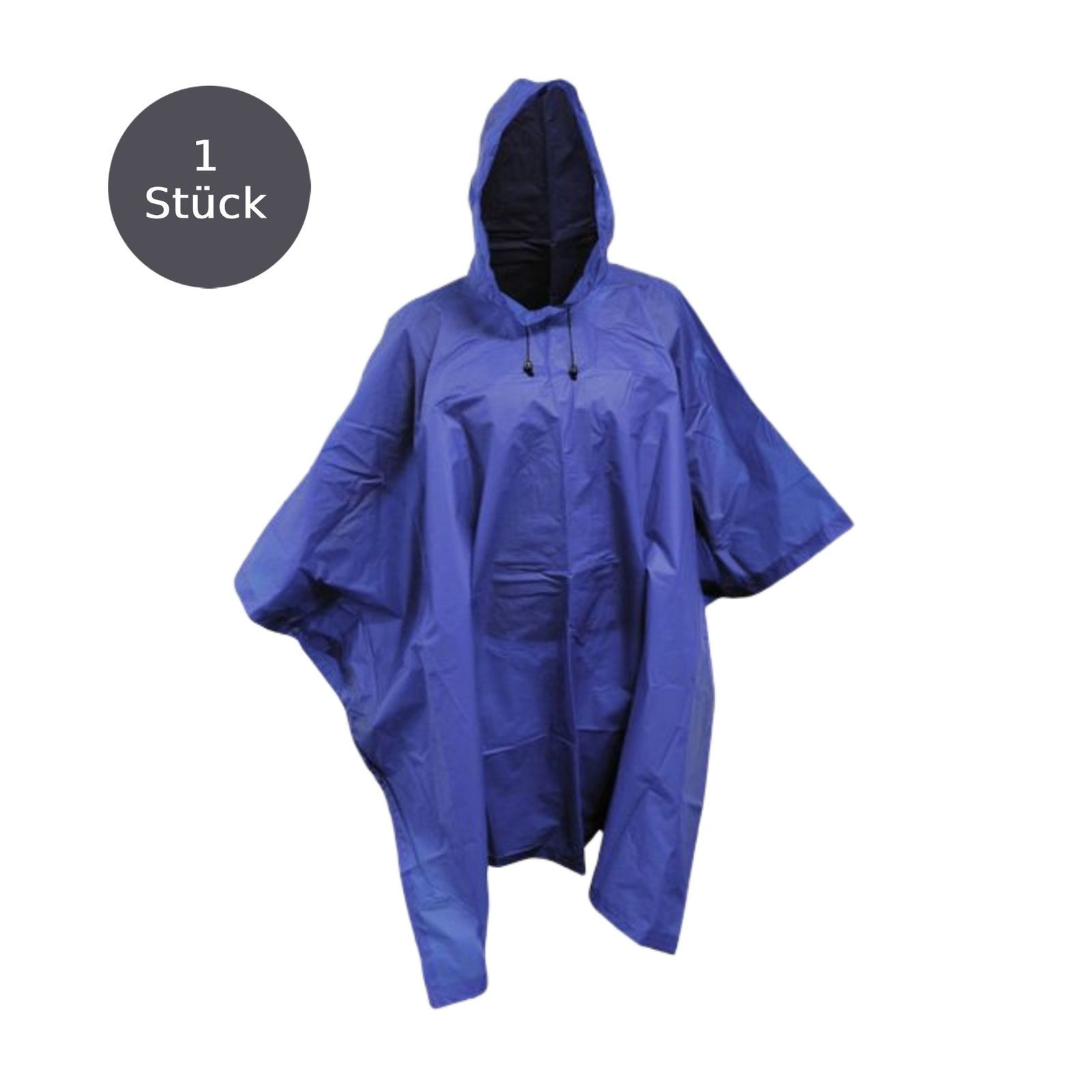 Gravidus Regenponcho Regenponcho mit Kapuze blau Unisex (1-St) günstig online kaufen