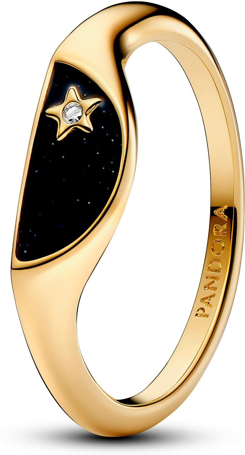 Pandora Fingerring Pandora ME Halbierter Emaille Siegelring 163325C01 Damen günstig online kaufen