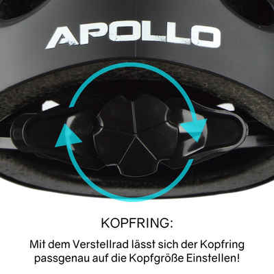 Apollo Kinderhelm »Größenverstellbarer Schutzhelm Skatehelm«, größenverstellbar