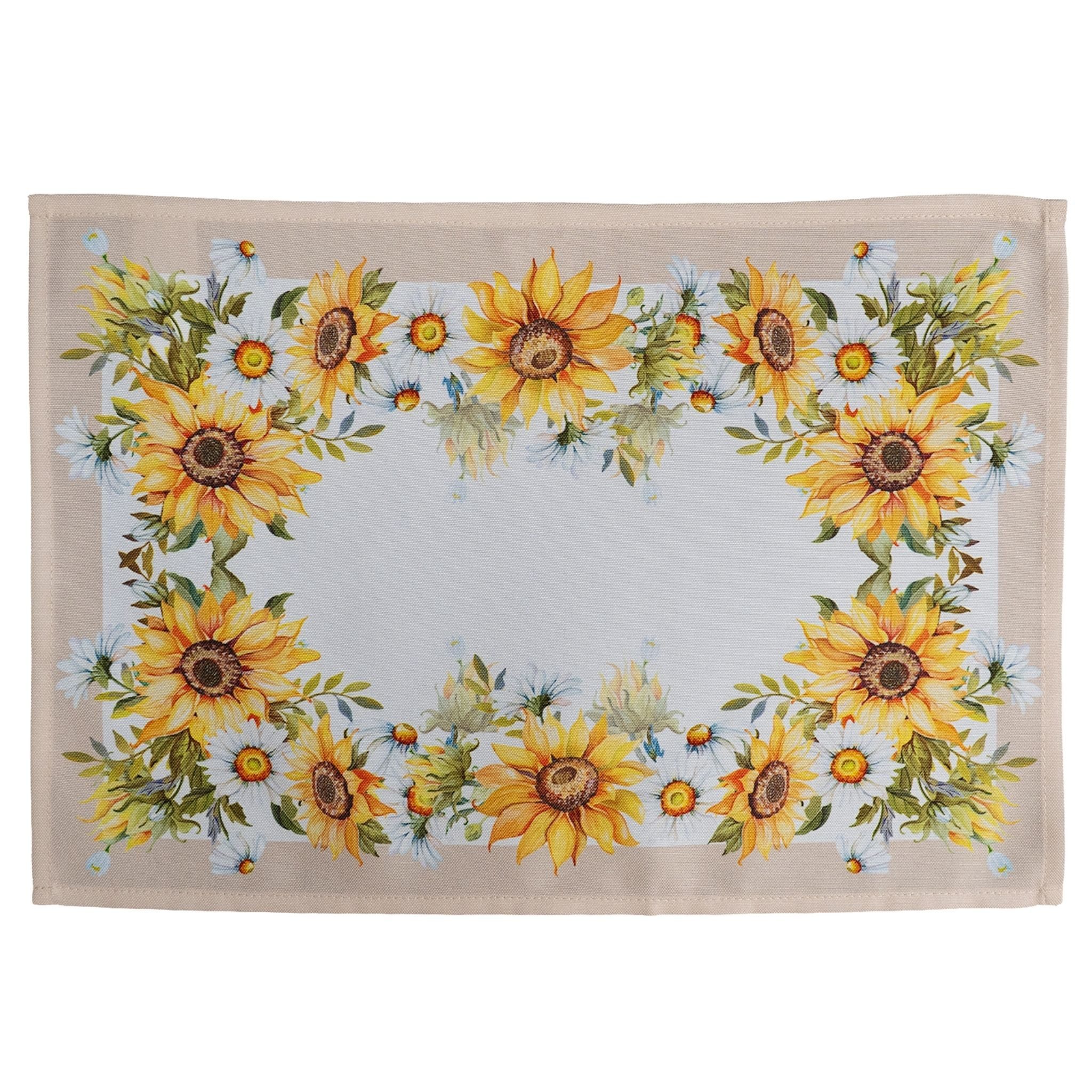 matches21 HOME & HOBBY Tischdecke Tischläufer Herbst 35 x 50 cm mit Motiv gelbe 