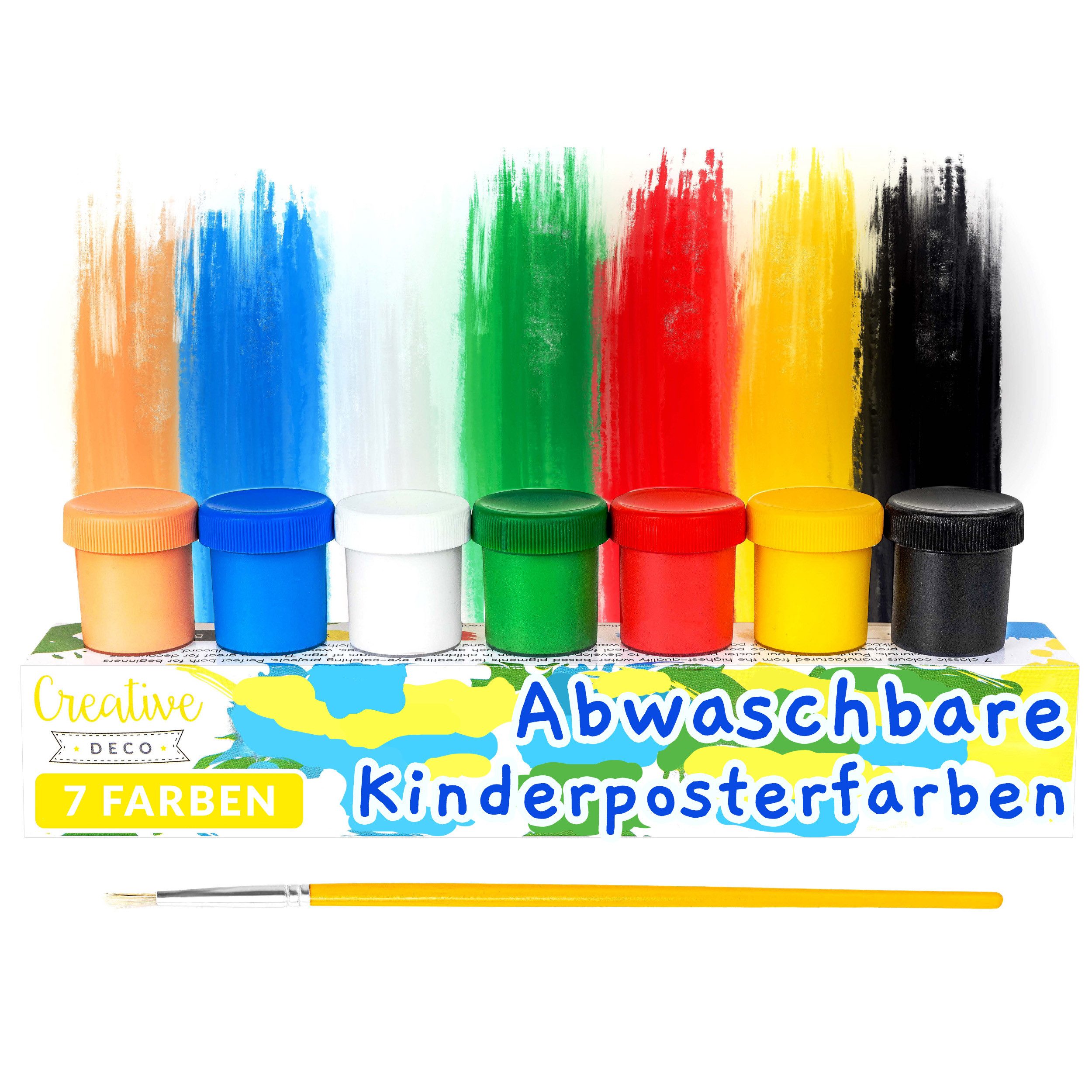 Creative Deco Fingerfarbe Пальчиковые краски Kinder Ungiftig Ремесленные краски, auf Wasserbasis
