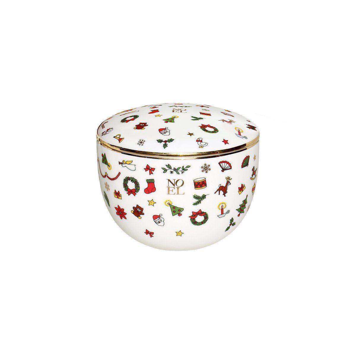 TAITÙ Schale Noël Oro, Porzellan, (Packung)