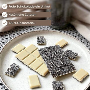 Pure Xocolate Schokoladenform DIY-Schokolade-Set 100% Vegan, (6-tlg), Vegan