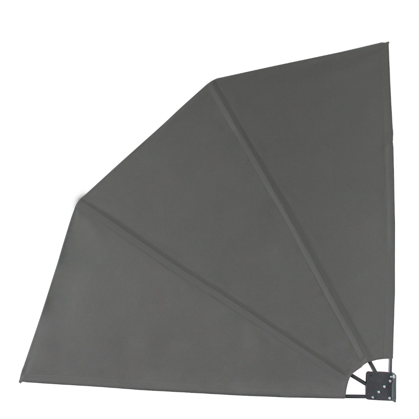 SVITA Sichtschutzfächer (1-St) Balkonfächer, 140x140cm, Dunkelgrau günstig online kaufen