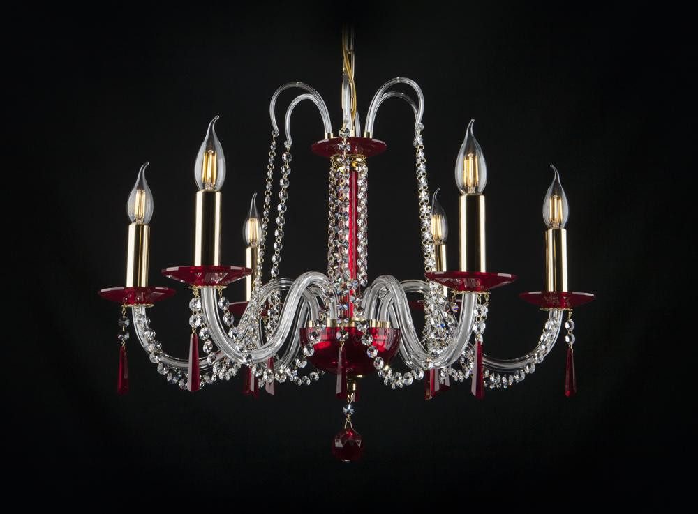 JVmoebel Люстры Antik Stil Leuchte Deckenlampen Luster Kristall Warmweiß Vintage, Warmweiß, Made in Europa