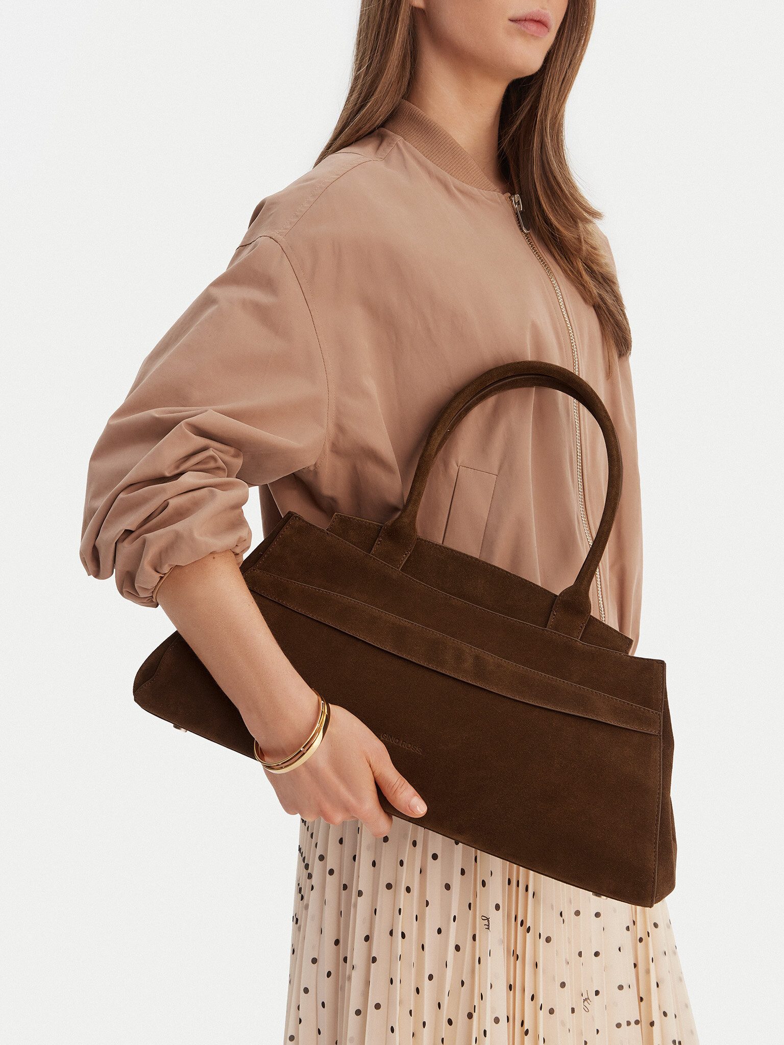 GINO ROSSI Handtasche Gino Rossi Damenhandtasche Braun Gino Rossi-EO-LA224-19156A Braun