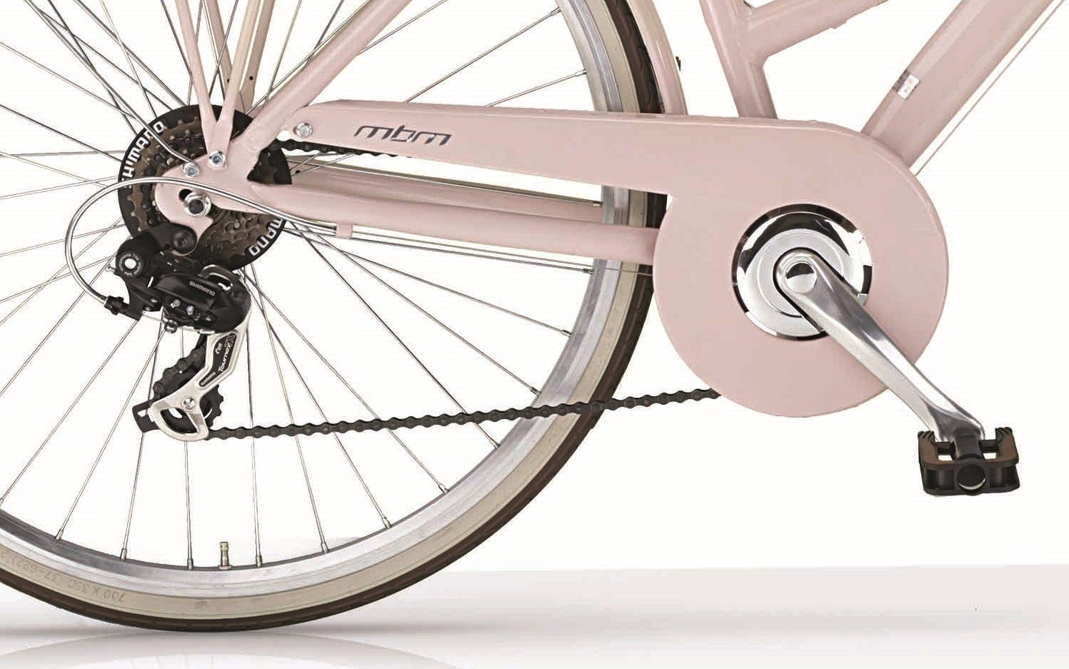 MBM Cityrad New Boulevard Woman 28 Zoll, 18 Gang Shimano, 18-Gang Kettenschaltung