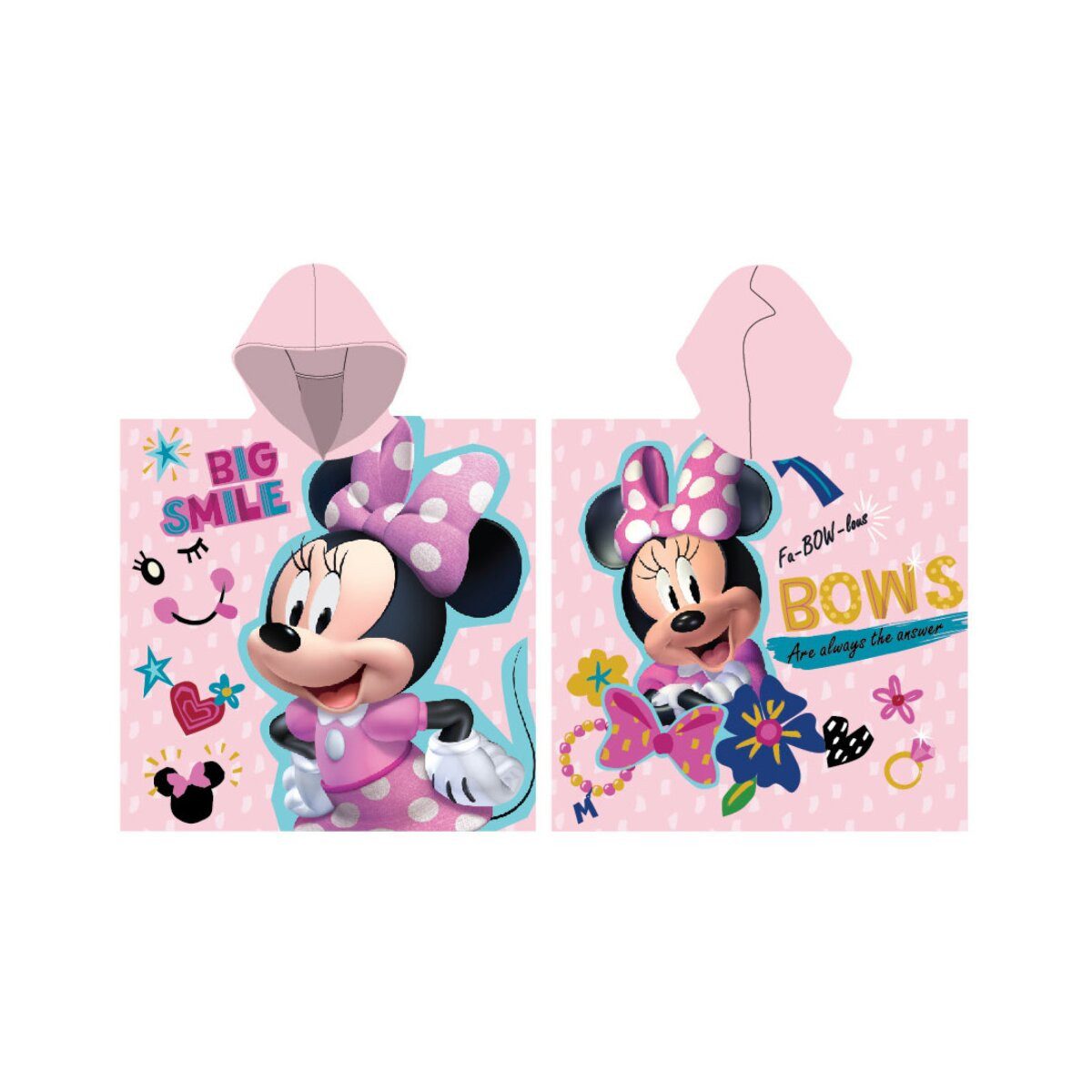 Disney Poncho Minnie Mouse Poncho 55x110cm – Smile Design Fast Dry