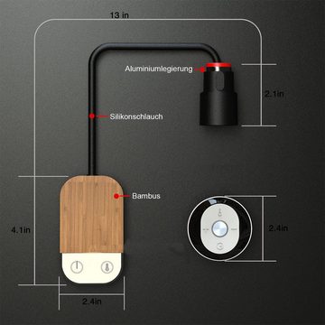 DOPWii Wandleuchte LED-Wandleuchte, 1800mAh dimmbar mit Fernbedienung Nachtlicht