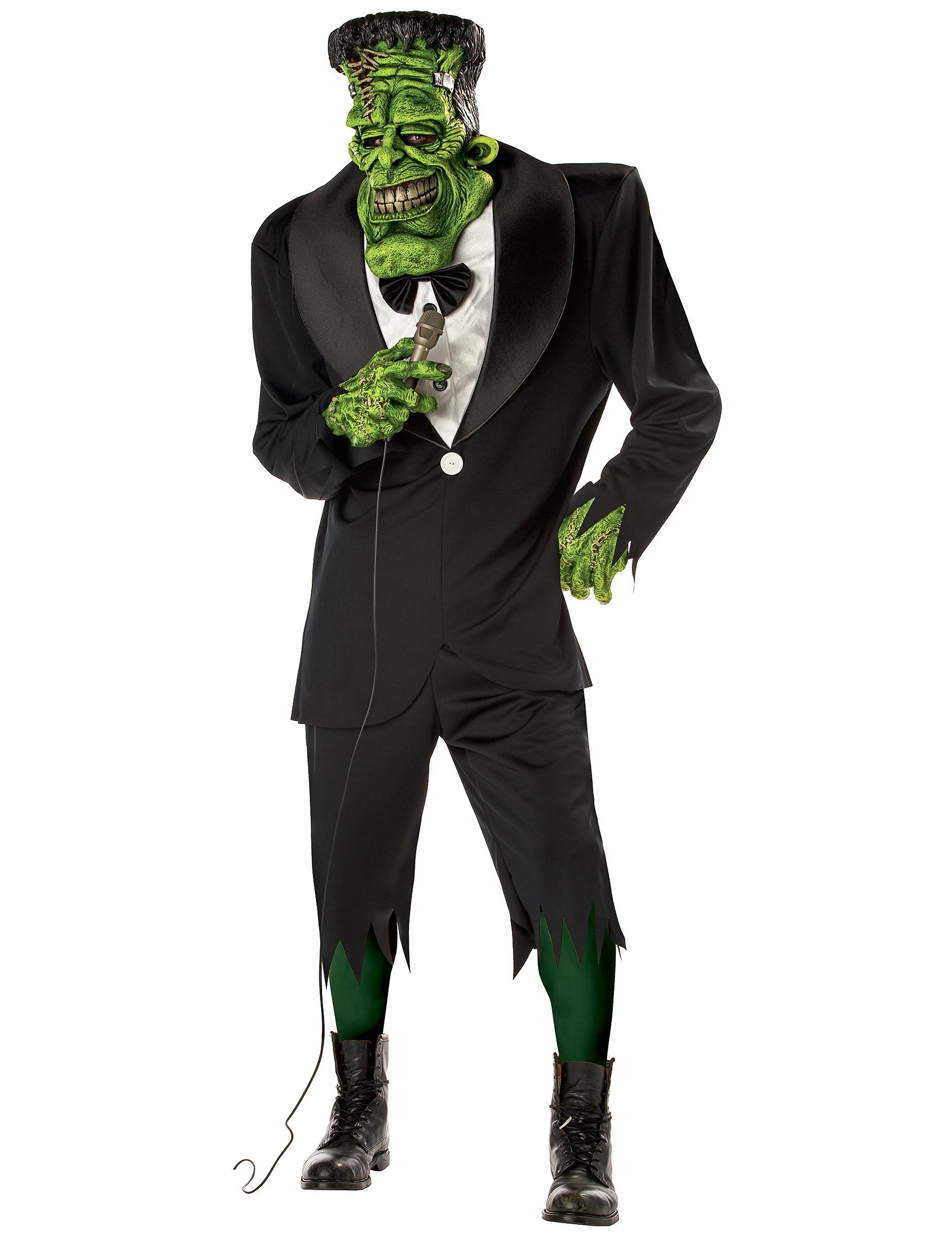 California Costumes Monster-Kostüm Frankenmonster Halloweenkostüm Ungeheuer schwarz-grün