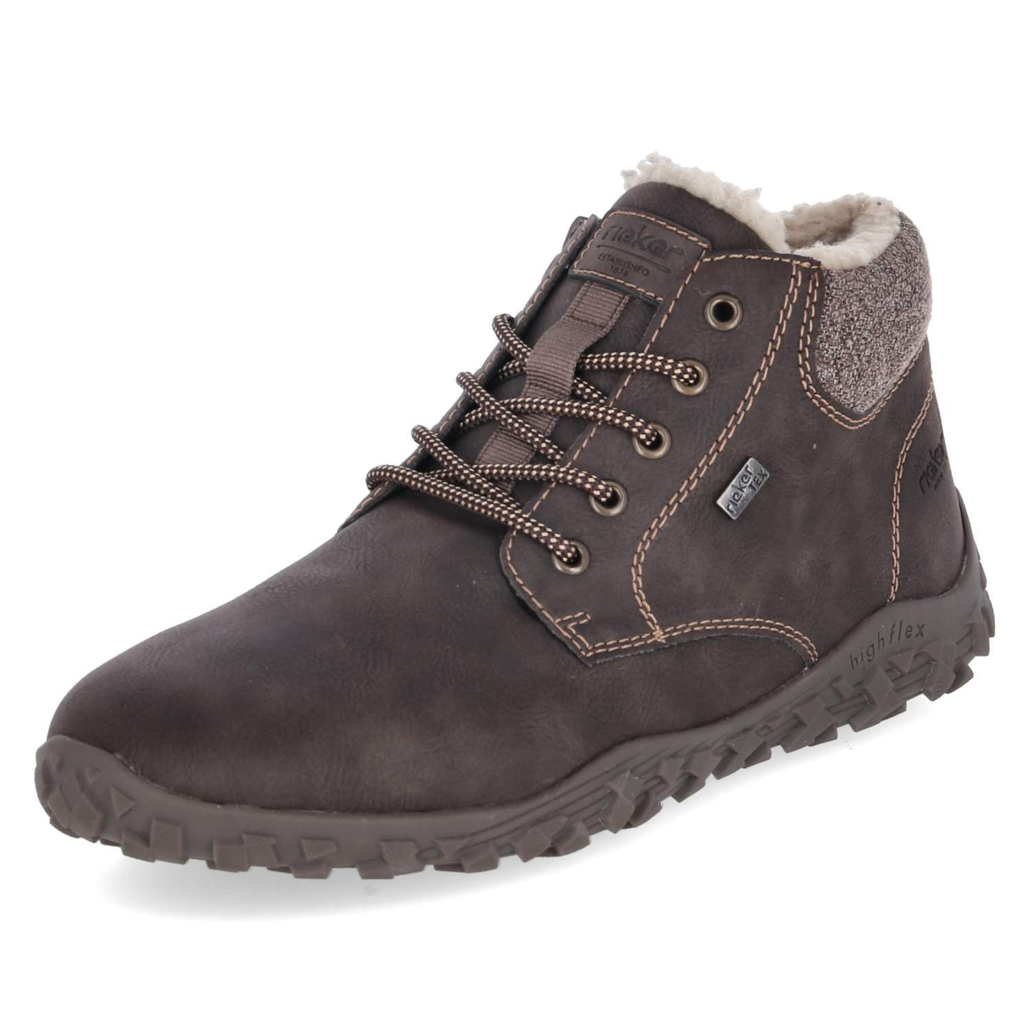 Rieker Rieker Winterstiefel 08130-25 Herren Synthetik brown Schnürstiefel – Bild 2 von 5