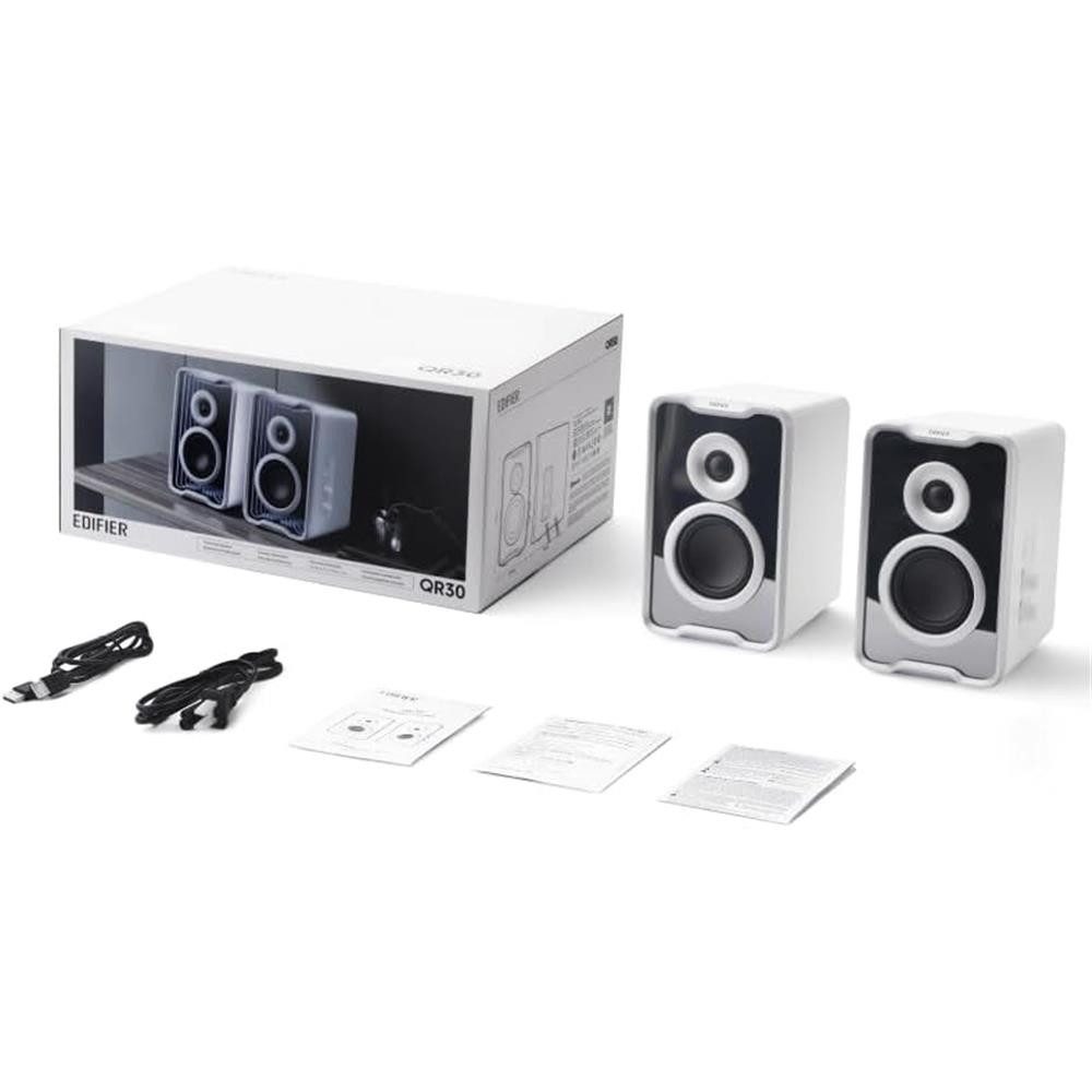 Edifier® Edifier QR30 PC-Lautsprecher (30W RMS, RGB-Lichteffekte)